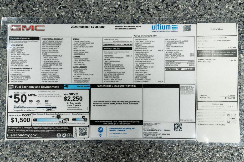 used 2024 GMC HUMMER EV SUV car, priced at $89,990