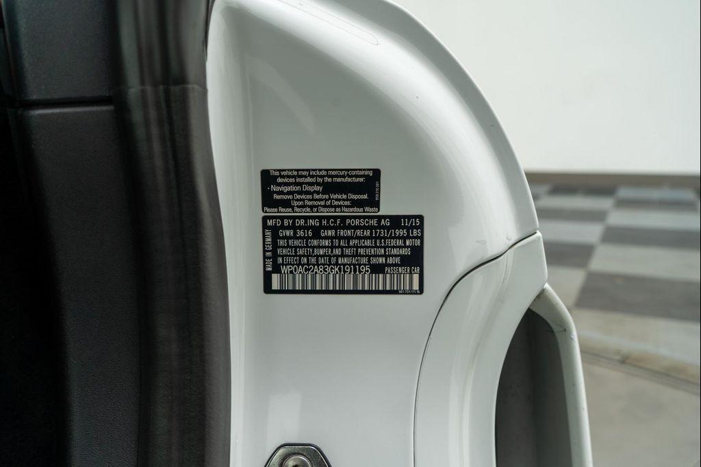 used 2016 Porsche Cayman car, priced at $107,990