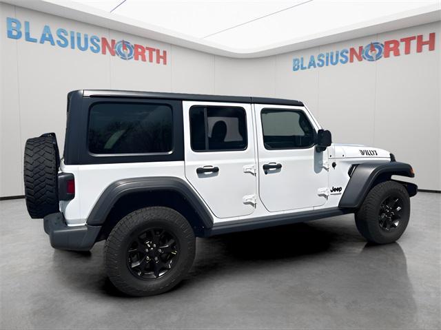 used 2021 Jeep Wrangler car, priced at $28,756