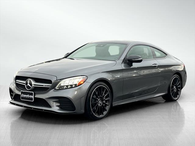 used 2022 Mercedes-Benz AMG C 43 car, priced at $39,995