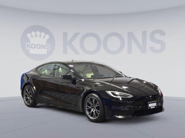 used 2021 Tesla Model S car, priced at $52,695