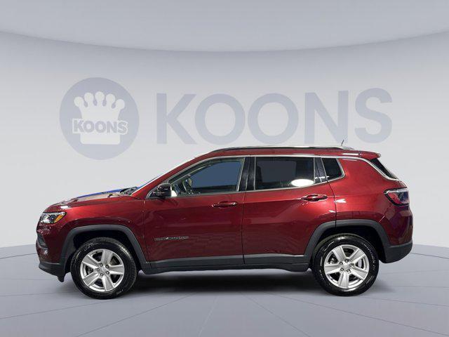 used 2022 Jeep Compass car, priced at $18,000