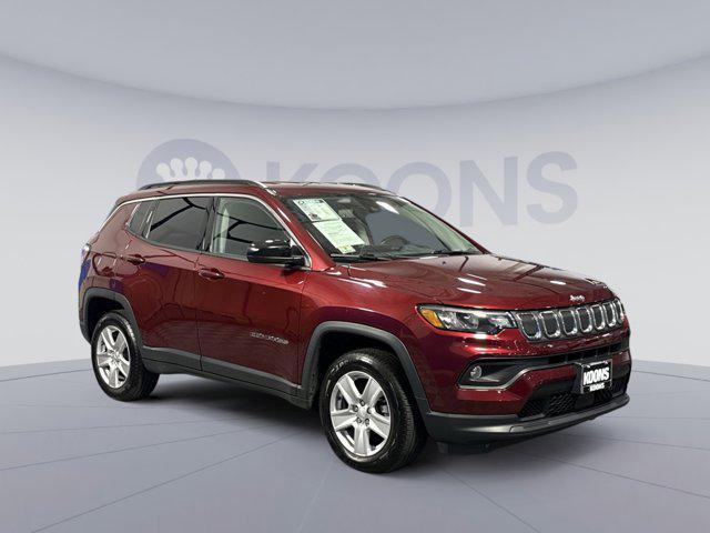 used 2022 Jeep Compass car, priced at $18,000