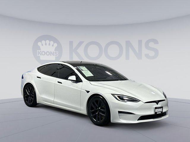 used 2021 Tesla Model S car, priced at $53,685