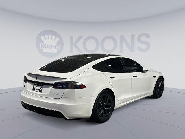 used 2021 Tesla Model S car, priced at $53,685