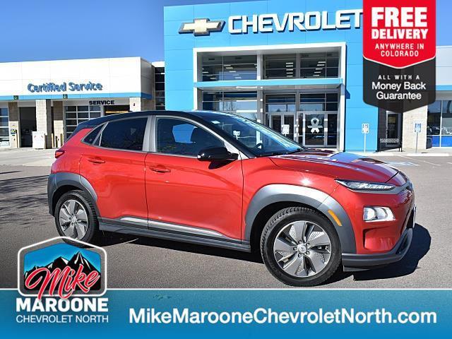 used 2021 Hyundai Kona EV car, priced at $16,903