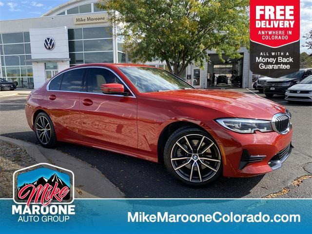 used 2021 BMW 330 car, priced at $29,498