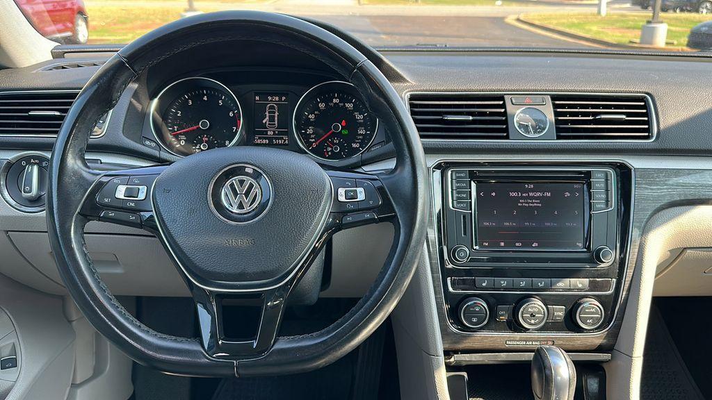 used 2017 Volkswagen Passat car, priced at $15,200