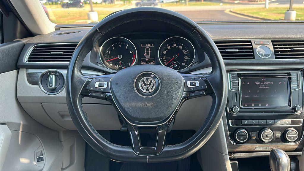 used 2017 Volkswagen Passat car, priced at $15,200