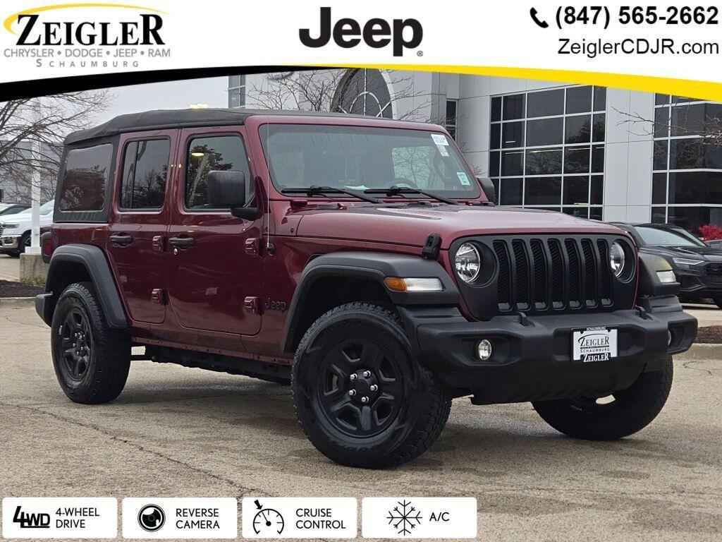 used 2021 Jeep Wrangler Unlimited car, priced at $26,391
