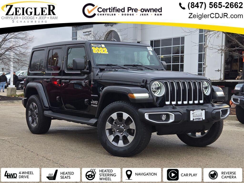 used 2022 Jeep Wrangler Unlimited car, priced at $33,931