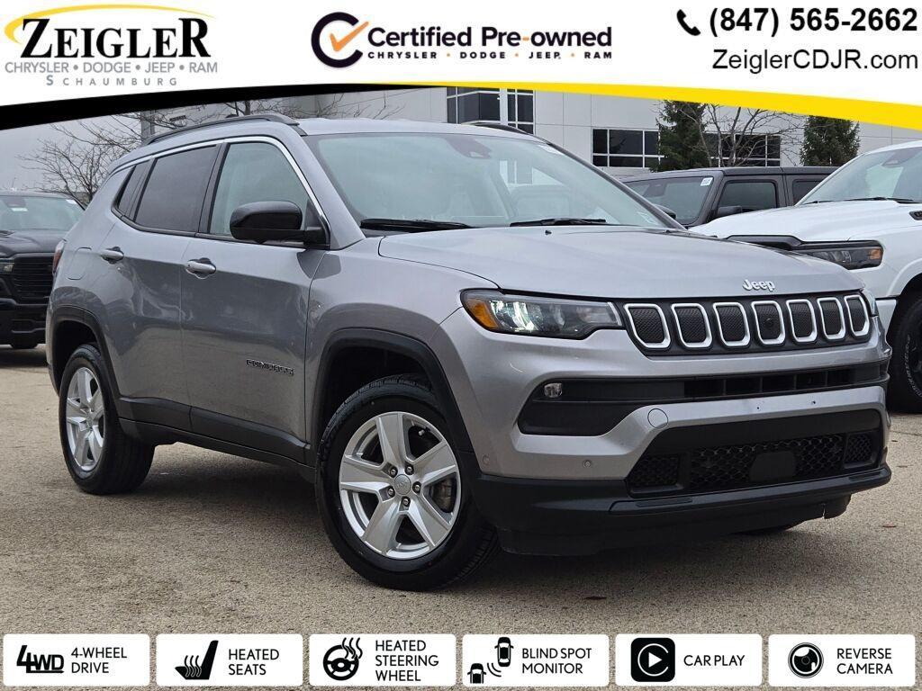 used 2022 Jeep Compass car, priced at $19,487