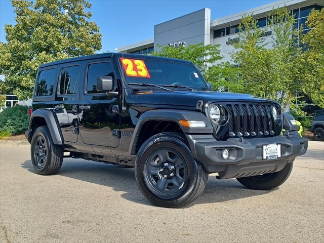 used 2023 Jeep Wrangler car, priced at $31,911