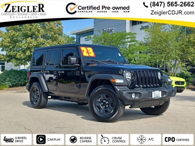 used 2023 Jeep Wrangler car, priced at $31,911