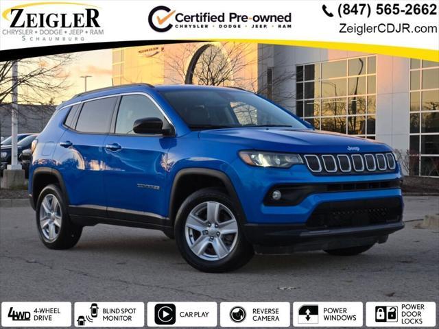 used 2022 Jeep Compass car, priced at $21,222