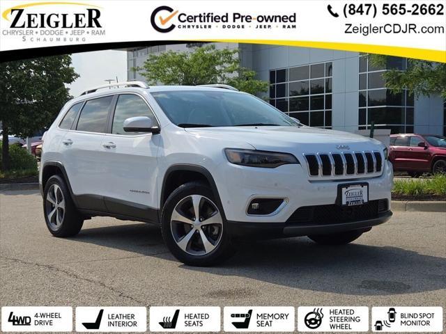 used 2021 Jeep Cherokee car, priced at $22,800