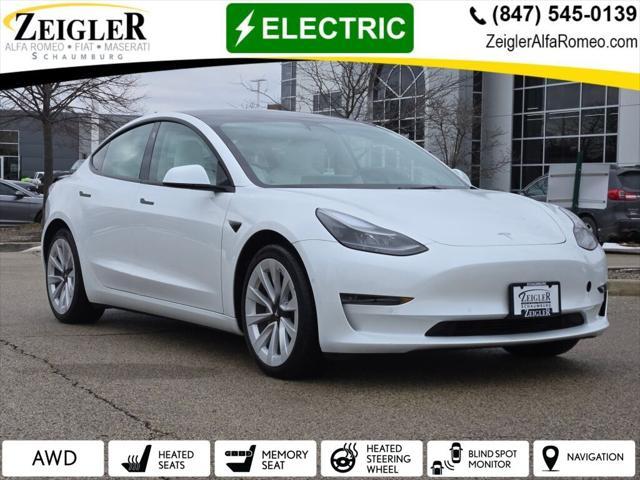 used 2022 Tesla Model 3 car, priced at $29,000