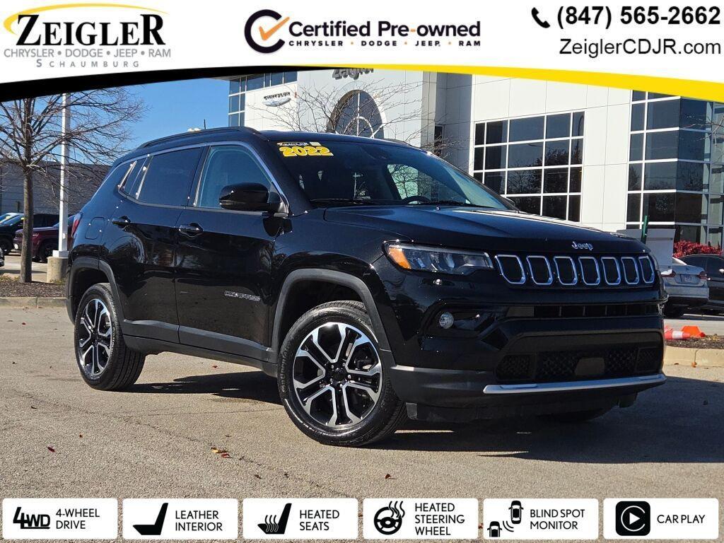 used 2022 Jeep Compass car, priced at $21,722