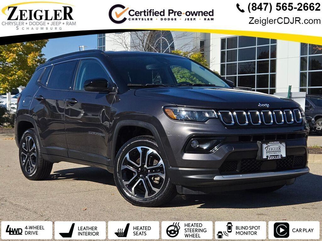 used 2022 Jeep Compass car, priced at $22,854