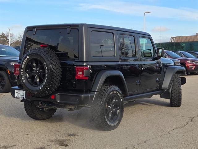 used 2021 Jeep Wrangler car, priced at $32,500