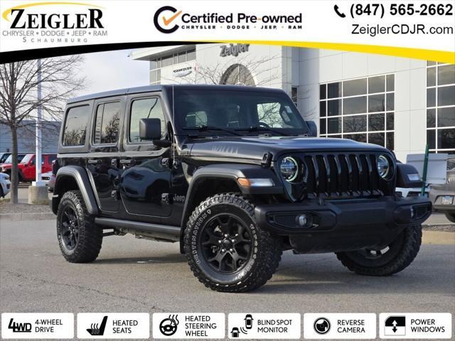 used 2021 Jeep Wrangler car, priced at $32,500