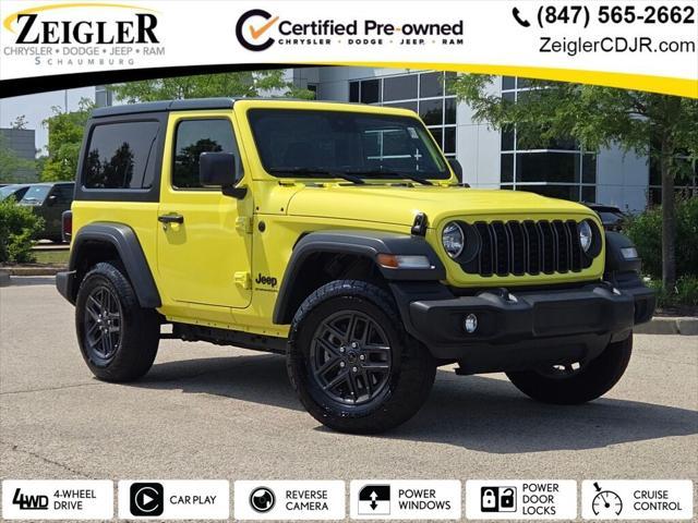 used 2024 Jeep Wrangler car, priced at $34,400