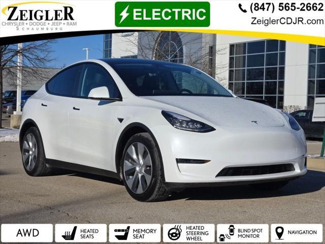 used 2021 Tesla Model Y car, priced at $28,500