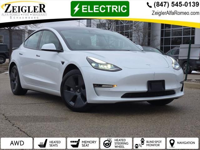 used 2022 Tesla Model 3 car, priced at $29,995