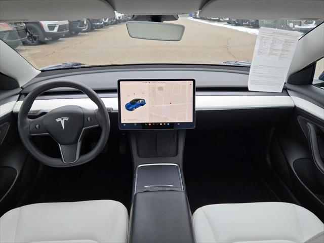 used 2022 Tesla Model 3 car, priced at $31,000