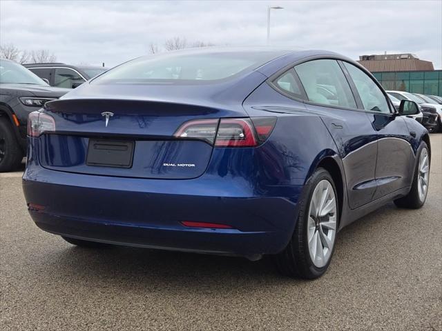 used 2022 Tesla Model 3 car, priced at $31,000