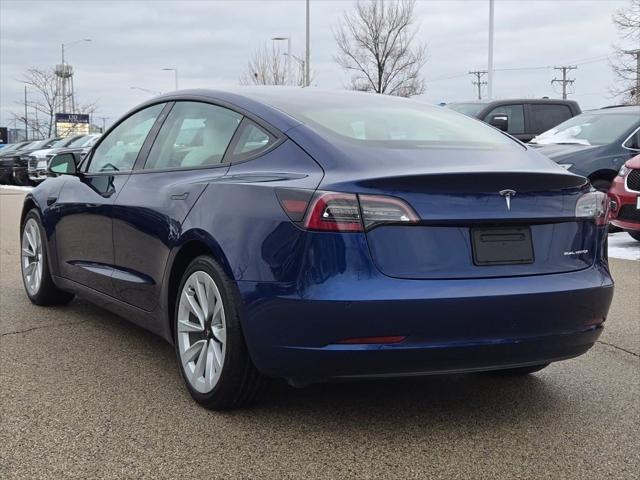 used 2022 Tesla Model 3 car, priced at $31,000