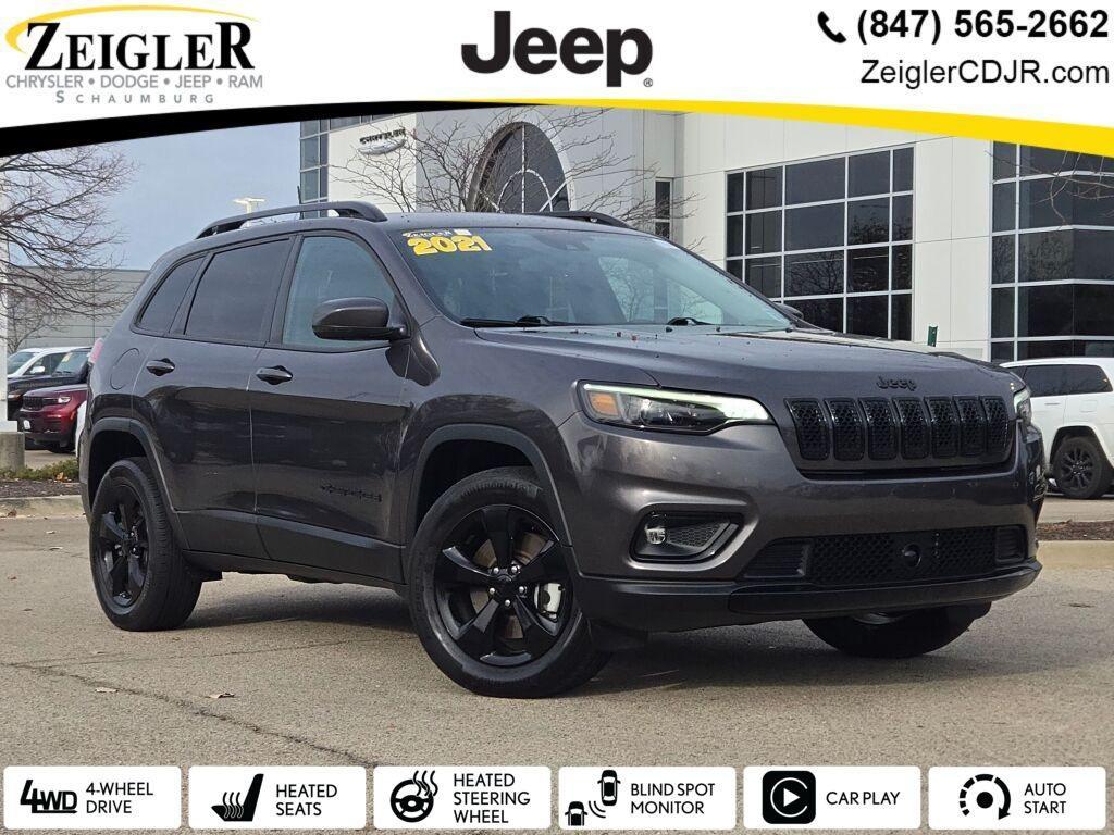 used 2021 Jeep Cherokee car, priced at $21,842
