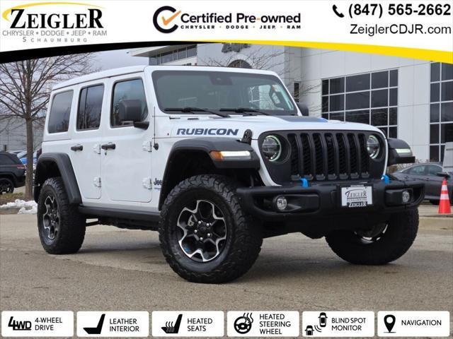 used 2022 Jeep Wrangler Unlimited 4xe car, priced at $34,800