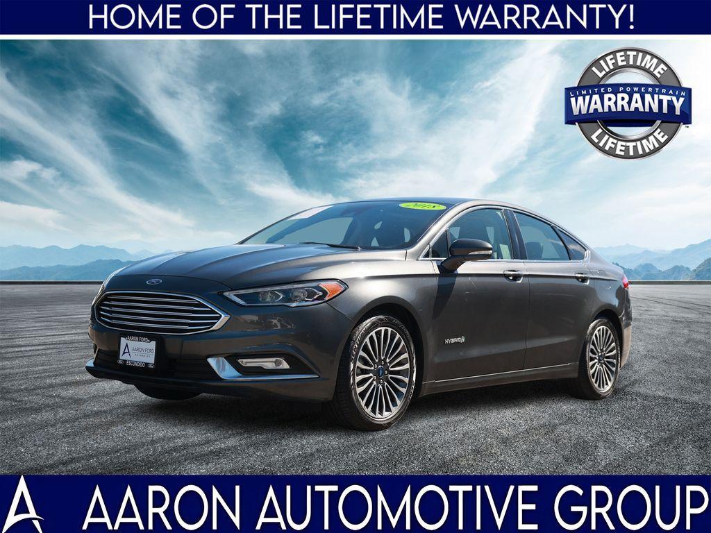 used 2018 Ford Fusion Hybrid car, priced at $15,000