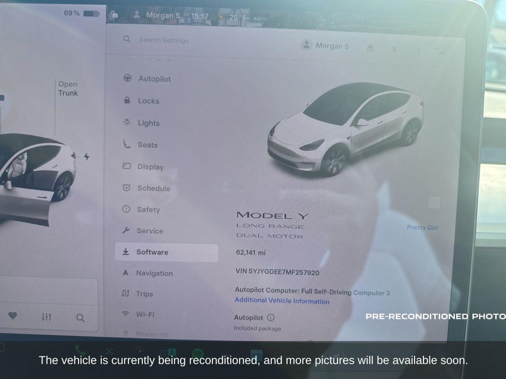 used 2021 Tesla Model Y car, priced at $25,500