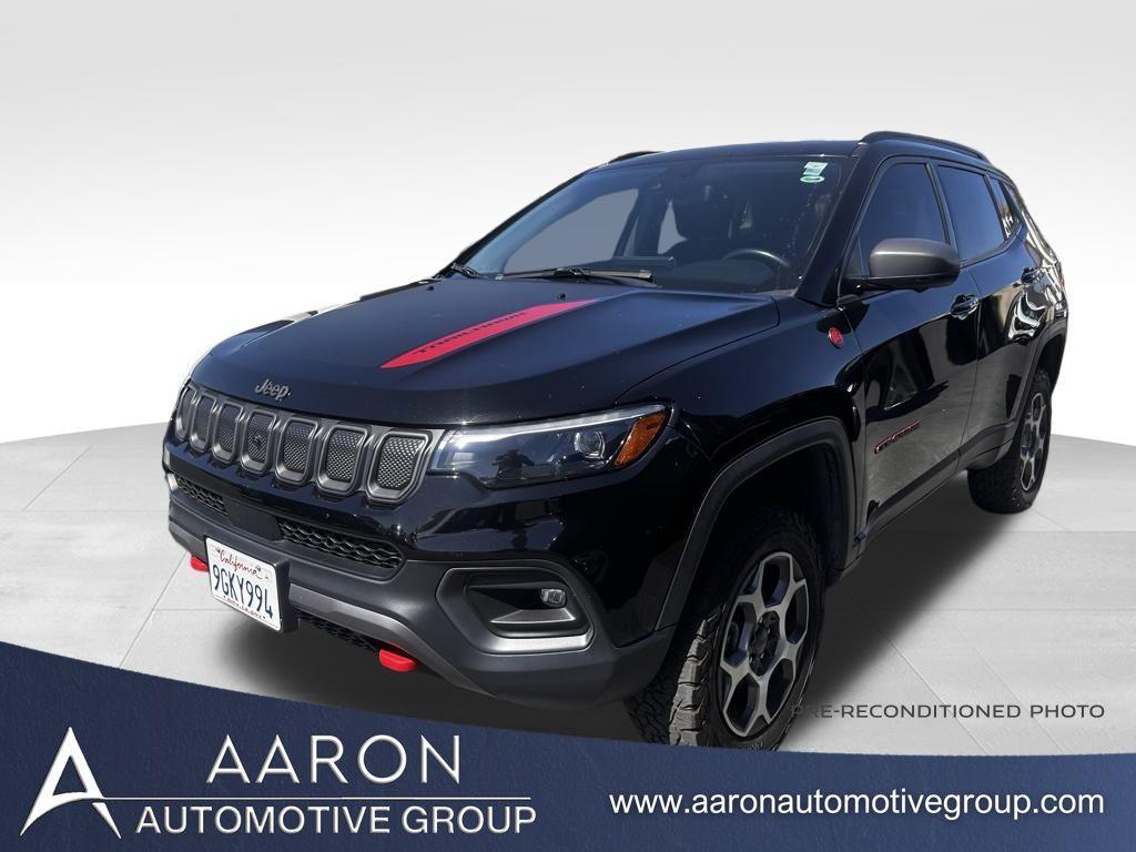 used 2022 Jeep Compass car, priced at $23,700