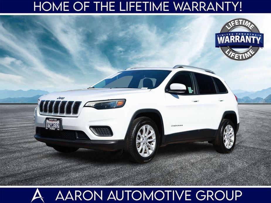 used 2021 Jeep Cherokee car, priced at $18,900