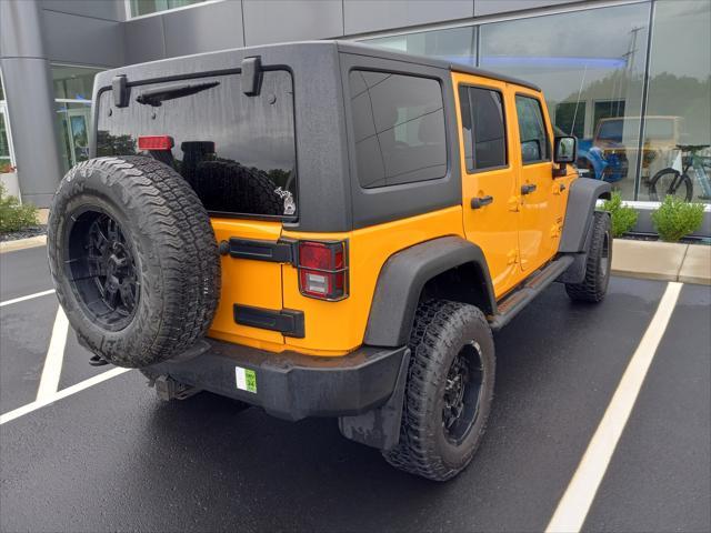 used 2012 Jeep Wrangler Unlimited car, priced at $13,480