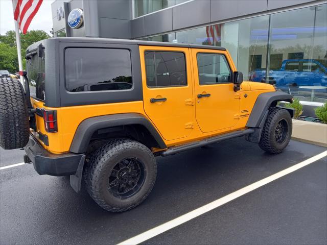 used 2012 Jeep Wrangler Unlimited car, priced at $13,480