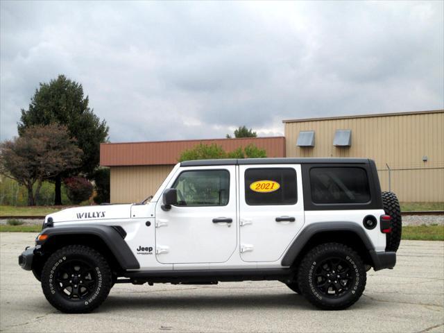 used 2021 Jeep Wrangler Unlimited car, priced at $38,995