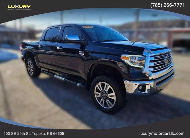 used 2021 Toyota Tundra car, priced at $54,800