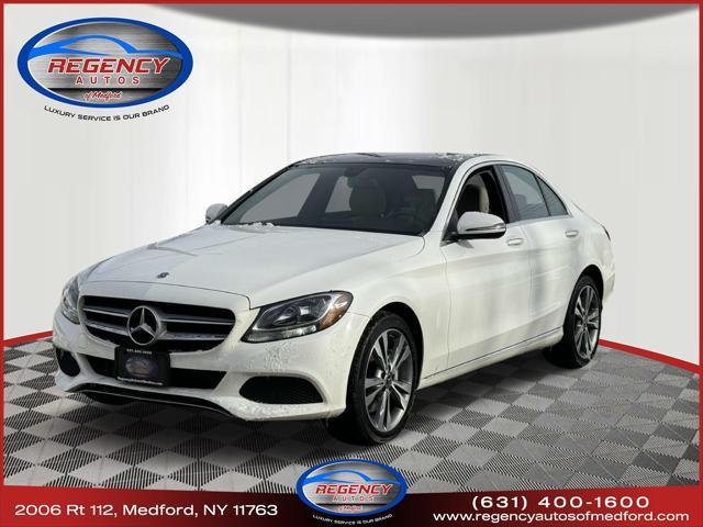 used 2018 Mercedes-Benz C-Class car, priced at $20,590