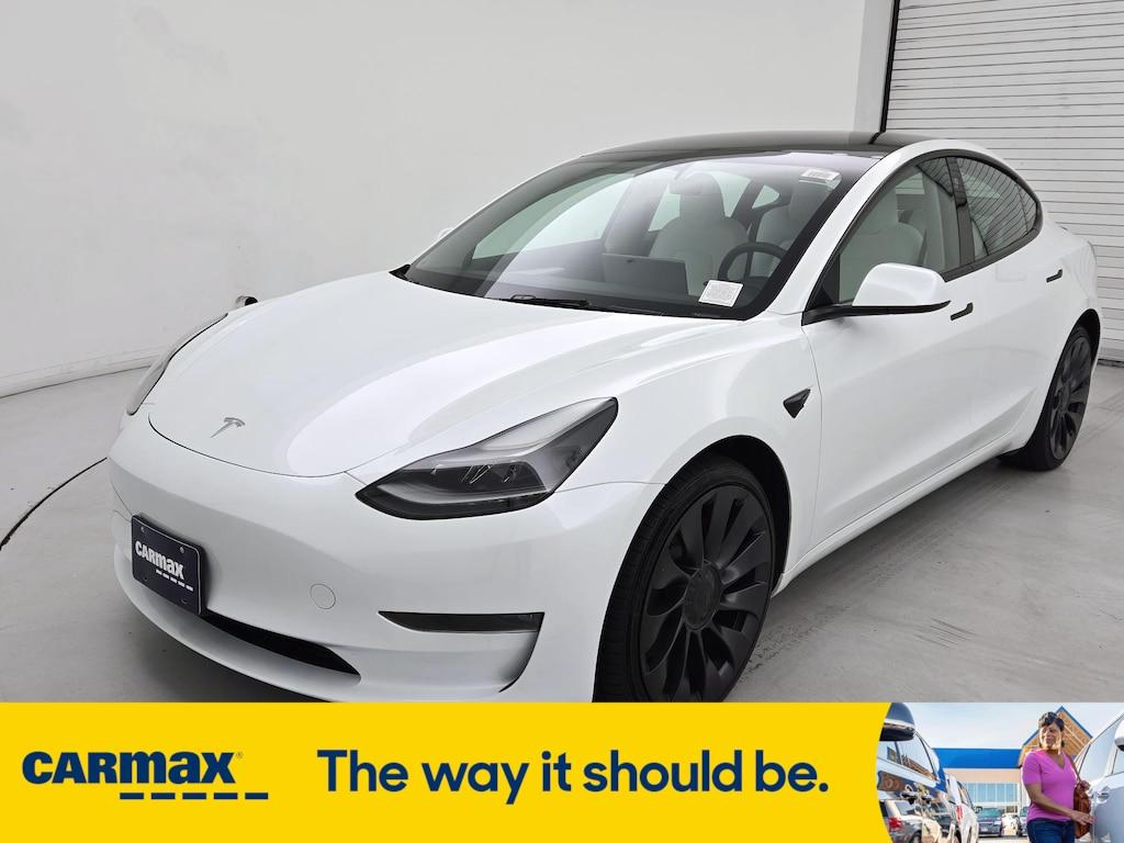used 2023 Tesla Model 3 car, priced at $35,998