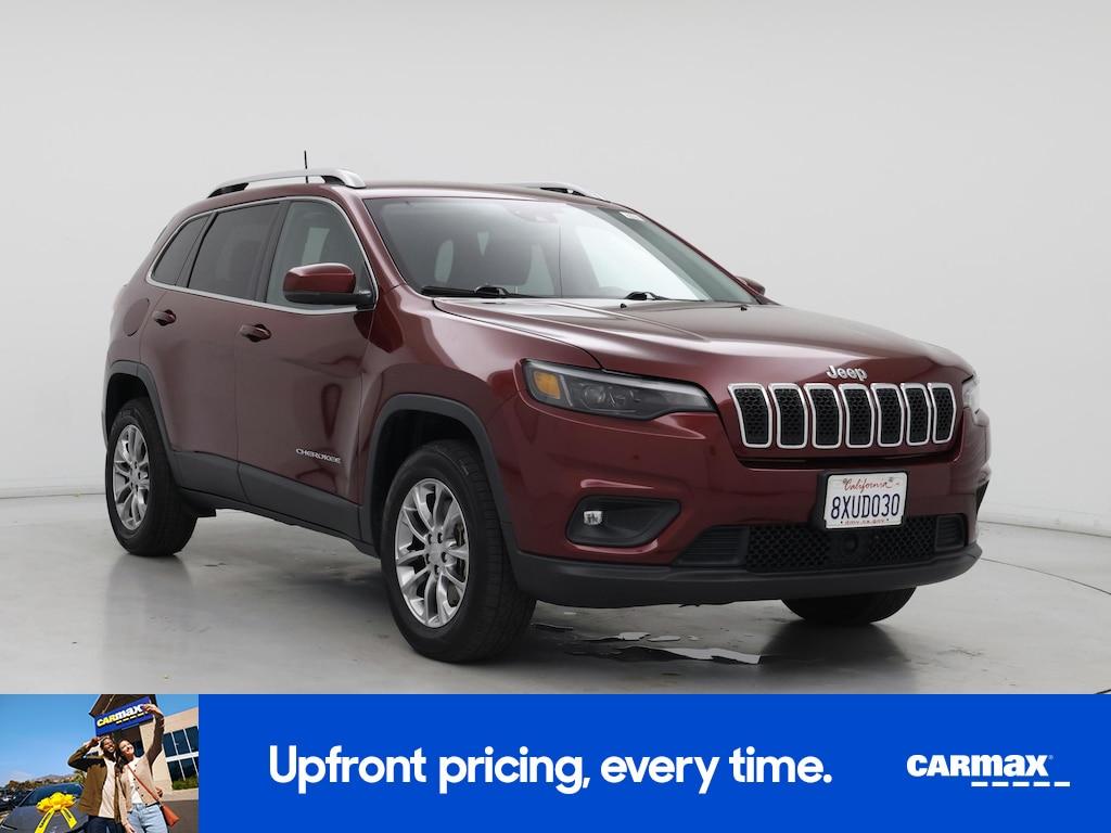 used 2021 Jeep Cherokee car, priced at $18,998