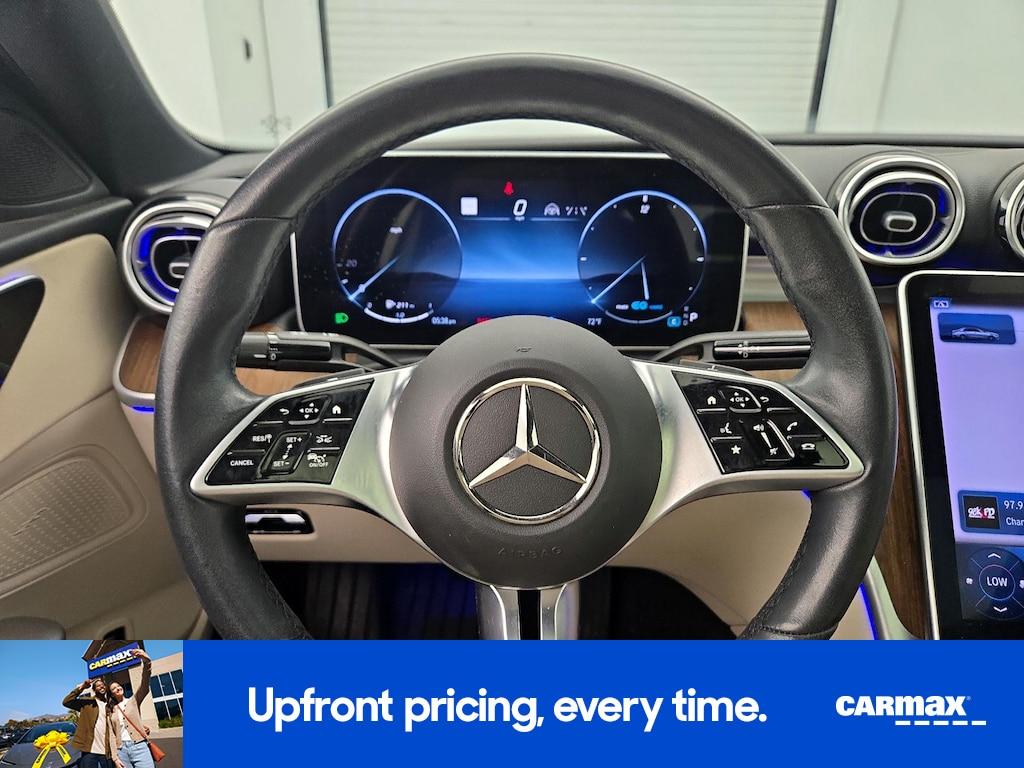 used 2022 Mercedes-Benz C-Class car, priced at $35,998