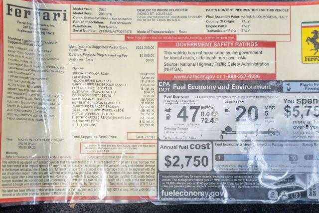 used 2023 Ferrari 296 GTB car, priced at $364,995