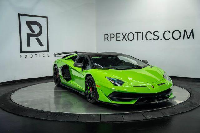 used 2021 Lamborghini Aventador SVJ car, priced at $879,995