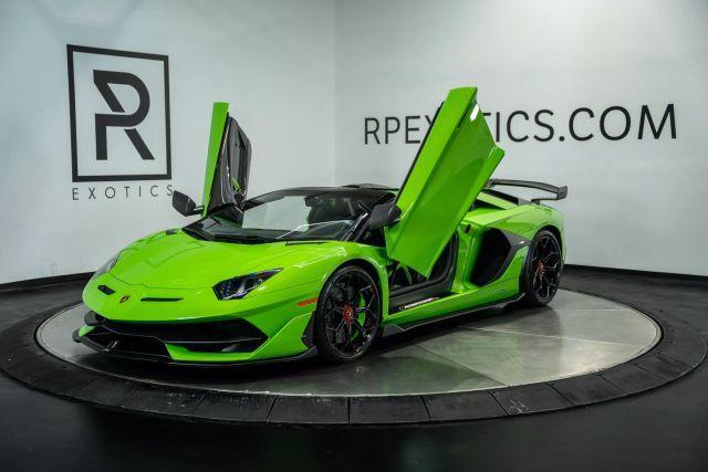 used 2021 Lamborghini Aventador SVJ car, priced at $879,995