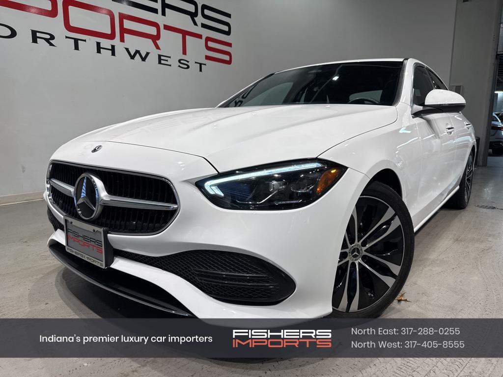 used 2022 Mercedes-Benz C-Class car, priced at $34,850
