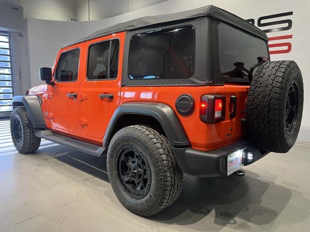 used 2018 Jeep Wrangler Unlimited car, priced at $25,263